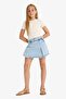 100% Cotton Jean Shorts Skirt Girls E0006A825Sm - 3