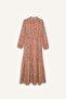 Shirt Collar Pattern Long Sleeve Maxi Dress E5248Ax25Sp - 6