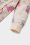 Dinosaur Printed Combed Cotton Long Sleeve Snap Fastener Jumpsuit Baby Girl Newborn E6047A5Ns - 3