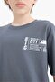 100% Cotton Crew Neck Printed Short Sleeve T-Shirt for Boys D9276A825Sm - 5