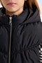Water Repellent Waterproof Hooded Zippered Inflatable Vest for Girls D6918A825Sp - 6