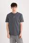 Valentine's Day Crew Neck Heart Printed Short Sleeve T-Shirt D5156Ax25Sp - 5