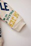 2-Piece Set Printed Sweatshirt with Elastic Waist and Cargo Pocket-Piece Sweatpants for Baby Boy E0286A525Sp - 4