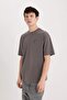 100% Cotton Comfort Fit Crew Neck Back Printed Short Sleeve T-Shirt D5587Ax25Sp - 5