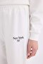 Wide Leg Sweatpants Printed Elastic Waist Wide Loose Legs E6079Ax25Sp - 5