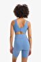 V-Neck Heavy Fabric Sports Bra C5296Ax25Sp - 7