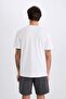 100% Cotton Regular Fit Crew Neck Printed Short Sleeve T-Shirt D7939Ax25Sp - 6