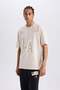 Nba Los Angeles Lakers Oversize Wide Fit Crew Neck Short Sleeve Pique T-Shirt D8551Ax25Sp - 7