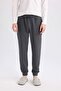 Regular Fit Pocketed Drawstring Waist Pajama Bottoms W7924Az24Au - 3
