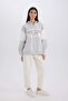 Relax Fit Polo Neck Printed Thick Sweatshirt E3229Ax24Wn - 2