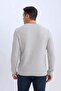 Standard Fit Crew Neck Textured Knitwear Sweater E0811Axns - 6