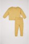 Baby Girl 2-Piece Set Woven Label Sweatshirt Elastic Waist Leggings E2216A524Wn - 5
