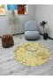 Boho 926 Jut Ethnic Colorful Patterned Knitted Round Natural Double Sided Carpet - 2