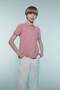 100% Cotton Polo Collar Basic Plain Short Sleeve T-Shirt for Boys D7797A825Sm