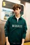 Boxy Fit Stand Collar Zip Printed Sweatshirt D1782Ax24Wn - 3