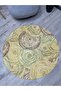 Boho 926 Jut Ethnic Colorful Patterned Knitted Round Natural Double Sided Carpet - 3