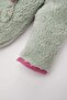 Mock Neck Zippered Welsoft Fleece Plush Sweatshirt for Baby Girl D4993A524Wn - 3