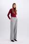 Wide Leg High Waist Wide Straight Leg Flannel Trousers E6127Ax24Wn - 2
