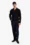 Standard Fit Turtleneck Half Zip Knitwear Sweater D4209Ax24Wn - 2