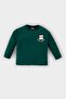 Crew Neck Christmas Themed Long Sleeve T-Shirt Baby Boy D6600A524Wn - 4