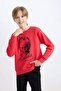 Ataturk Printed Sweatshirt for Boys D8202A824Wn - 6