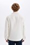 Relax Fit Button Pocket Long Sleeve Shirt A6872Ax24Au - 6