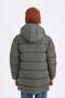 Water Repellent Hooded Zippered Snap Closure Inflatable Parka with Pockets for Boys C8782A824Wn - 7