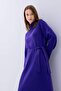 Regular Fit Half Turtleneck Long Sleeve Tie Detail Maxi Knitwear Dress D9000Ax24Wn - 2