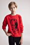 Ataturk Printed Sweatshirt for Boys D8202A824Wn