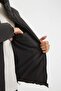 Slim Fit Coat Slim Fit Stand Collar Zipper Pocket C9020Ax24Wn - 8