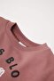 Baby Girl Crew Neck Floral Sweatshirt D1663A524Wn - 5