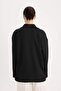 Relax Fit Shirt Collar Wrap Long Sleeve Black Shirt D7520Ax24Au - 6