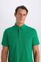 100% Cotton Regular Fit Polo Neck Short Sleeve Basic Plain T-Shirt E2348Ax24Au - 4