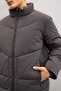 Slim Fit Coat Slim Fit Stand Collar Zipper Pocket C9020Ax24Wn - 3