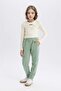 Cargo Pocket Elastic Waist Jogger Sweatpants for Girls D2872A824Wn