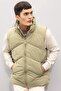 Stand Collar Quilted Zipper Pocket Puffer Vest C4798Ax24Au