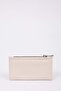 Women's Zippered Faux Leather Wallet D6853Axns - 8