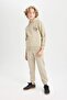 Boy's Printed Thick Jogger Sweatpants with Elastic Waist and Pockets C8614A824Wn
