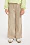 Girl's Wide Leg Loose Wide Leg Sweatpants with Cargo Pockets - 4