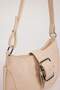 Women's Buckle Detailed Faux Leather Shoulder Bag B9356Axns - 4