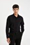 Modern Fit Modern Cut Crinkle Fabric Seersucker Pattern Long Sleeve Shirt D5187Ax24Au - 3