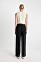 High Waist Wide Leg Classic Trousers - C6402Ax24Au - 6