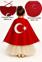 Turkish Flag Cape Ayyildiz Red Cape Children's Cape