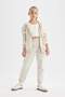 Girl's Standard Fit School Jogger Sweatpants with Elastic Waist and Pockets 25K801T01657 - 3