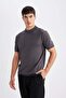 Standard Fit Crew Neck Knitwear Short Sleeve T-Shirt D6202Ax24Hs - 3