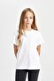 Girl's Regular Fit Crew Neck Short Sleeve T-Shirt D8506A8Ns - 3