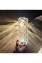 مصباح طاولة LED كريستالي ماسي مع تحكم باللمس، مصباح مكتب قابل لإعادة الشحن عبر منفذ USB - 2