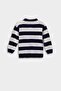 Striped Letter Embroidered Buttoned Knitwear Cardigan Baby Boy C8857A524Au - 5