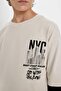Boys' Crew Neck Printed Long Sleeve T-Shirt C9570A824Au - 5