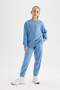 Girl's Elastic Waist Jogger School Sweatpants with Pockets C7671A824Au